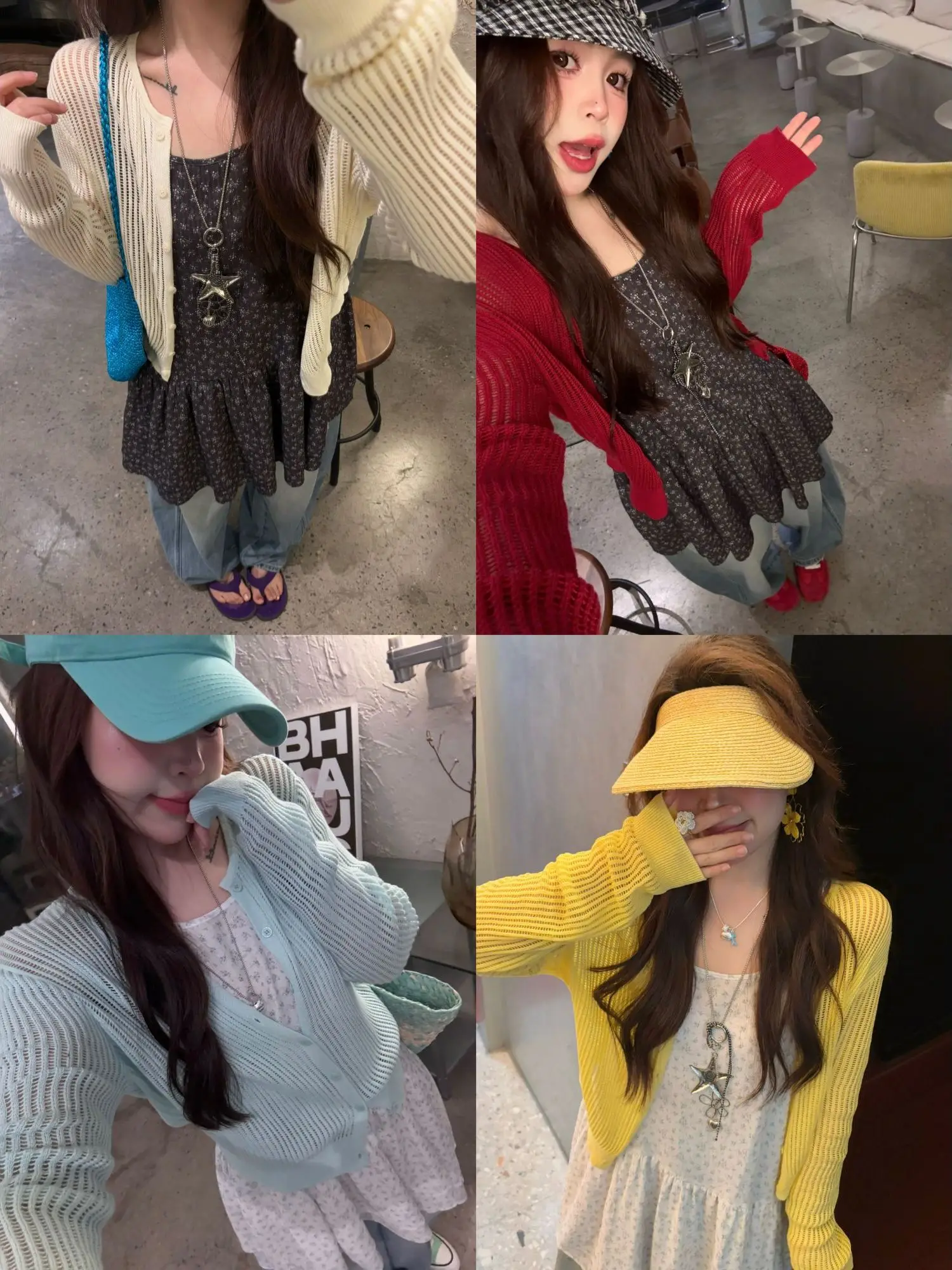 

JINGU Green Label: Вязаный кардиган в корейском стиле, мягкий, повседневный, с длинными рукавами, для женщин, весенняя мода