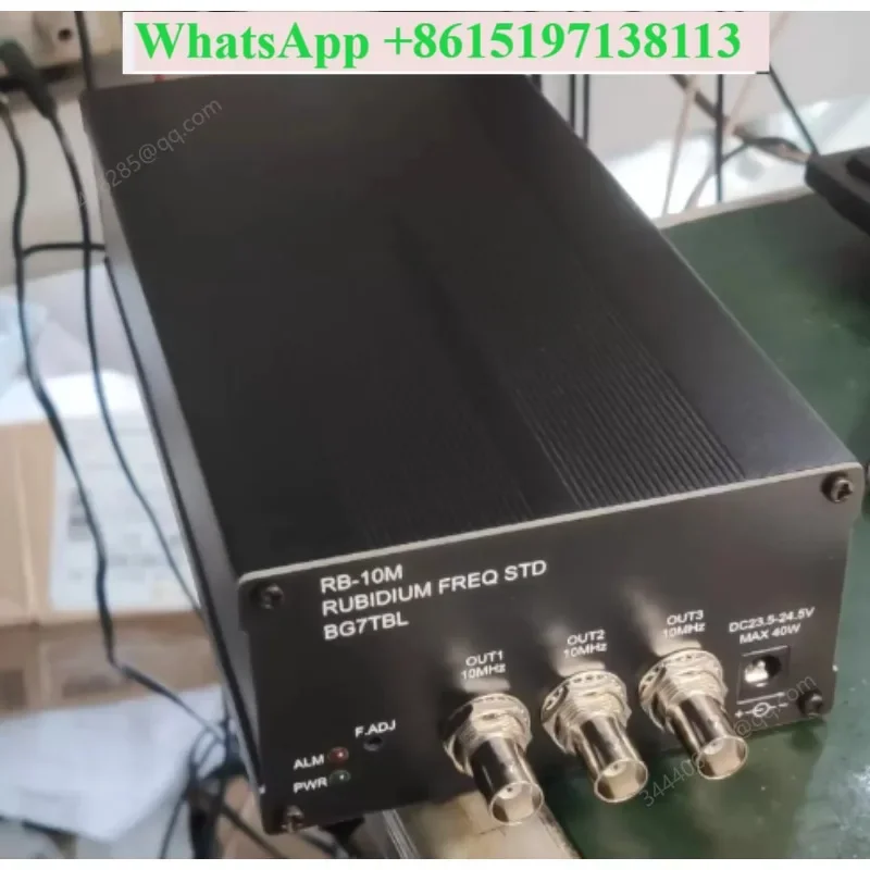 RB-10M 10MHz Rubidium Frequency Standard, Rubidium Clock 24V 3-Channel Sine Wave Generator