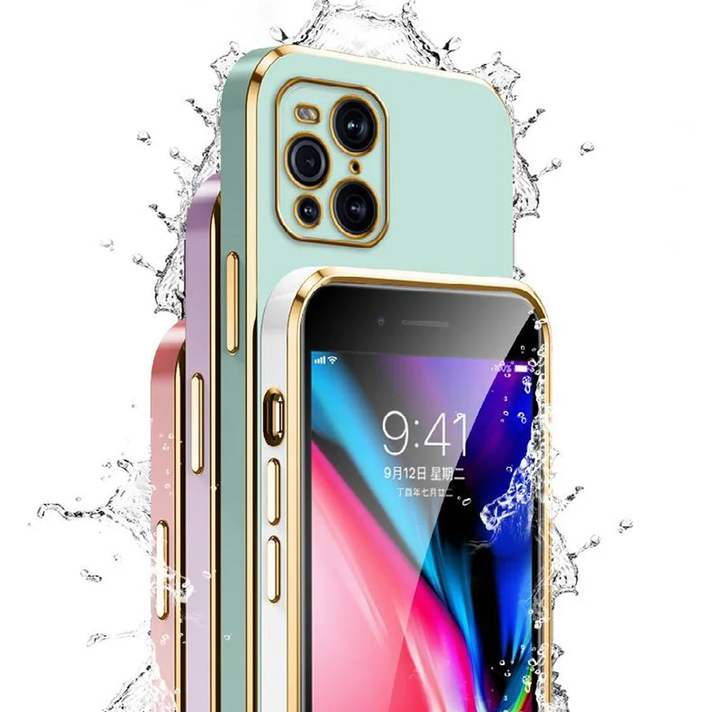 ل ممن لهم البحث X3 حافظة فاخرة مربع تصفيح ممن لهم البحث X3 برو جراب هاتف X3Pro للصدمات سيليكون الغطاء الخلفي PEDM00 CPH2173