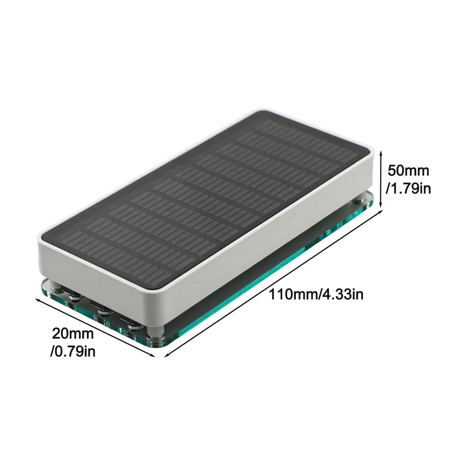 Алгоритм AGC, аудиоанализатор, аудиовизуализатор, анализатор аудиоспектра, мониторинг звука в реальном времени, дисплей высокого разрешения 10x16