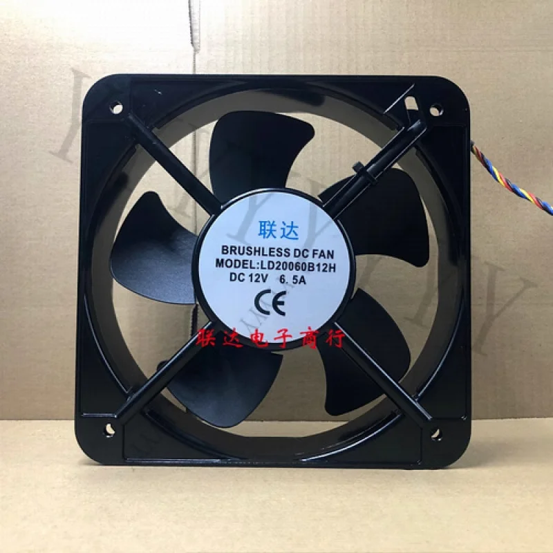 Y+ FOR LIANDA LD20060B12H DC12V 6.5A 20060 20CM Large Airflow Inverter Fan