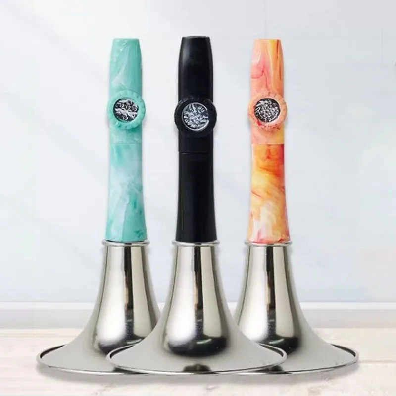 ABS Horn Kazoo Beginner Mouth Skills Practice Kazoo Imitating Saxophone Trumpet Suona Kazu Flute Easy To Learn Brass Instruments