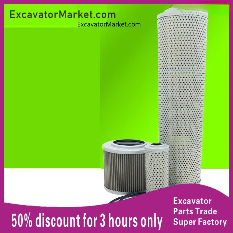 For HITACHI ZX EX120/200-6-3-5 excavator hydraulic oil filter back into the oil filter  grid pilot  accessories For excavator