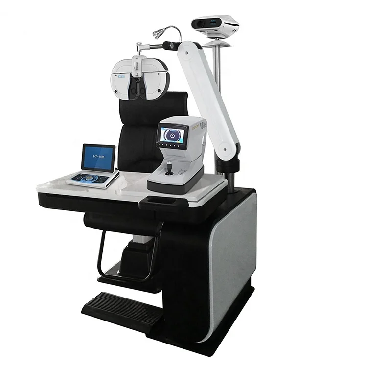 TC-700E Optometry Refraction Unit Optical Instrument Combined Unit Ophthalmic Table and Chair