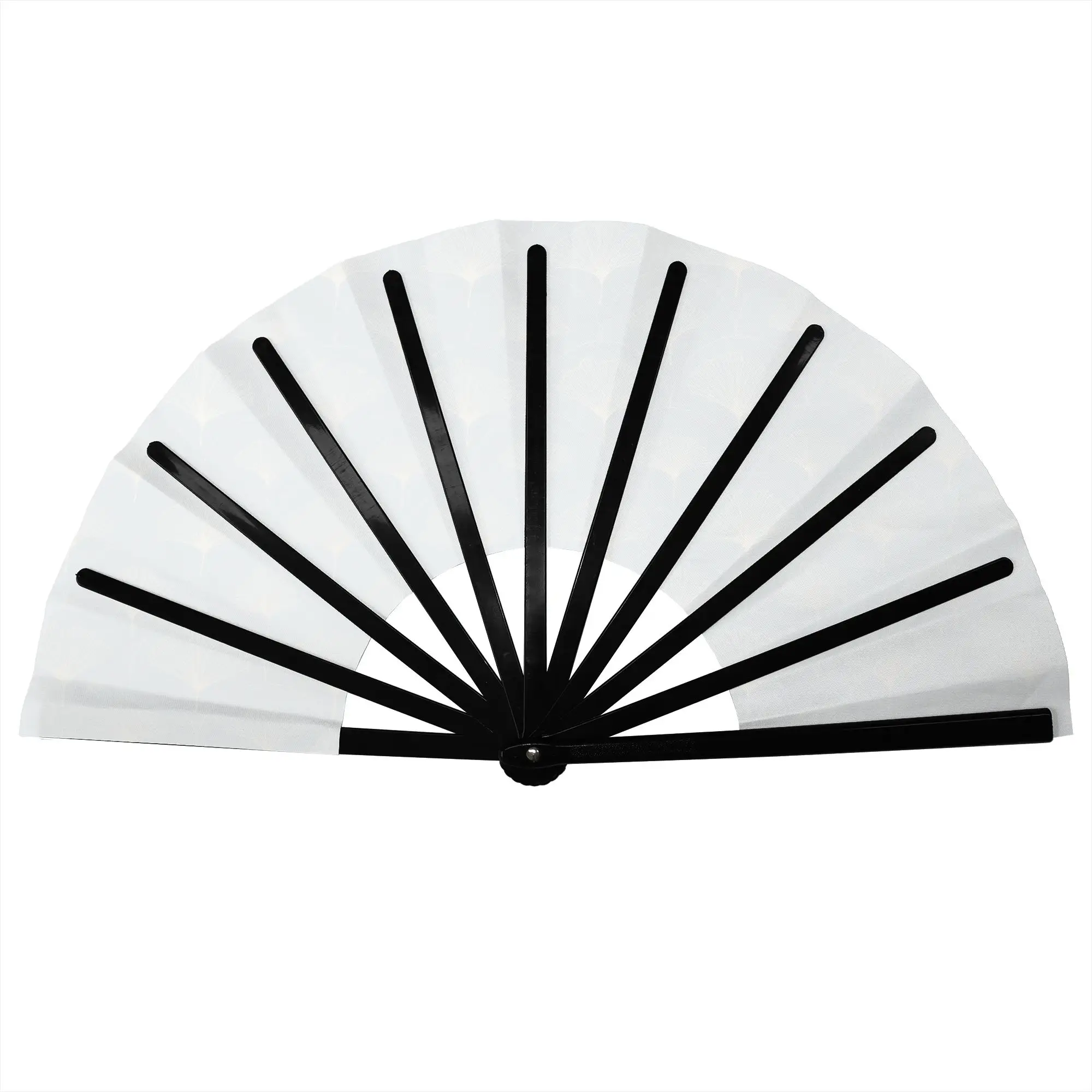 Ginkgo Leaf Traditional Folding Fan Oriental Art Flower High-Quality Polyester Fans Gift Classic Decorative Hand Fan