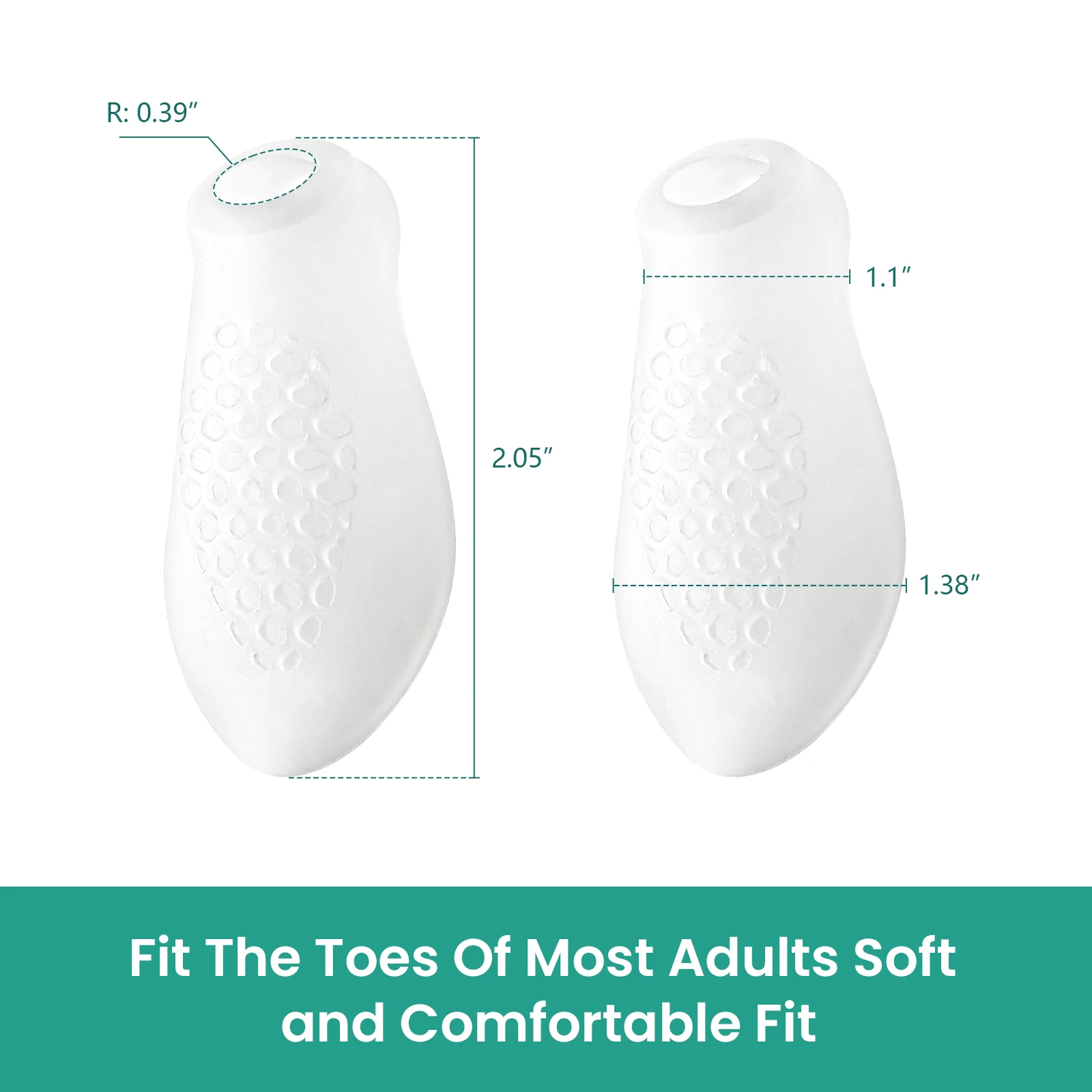 2/4/6/8개입 수미펀 실리콘 엄지발가락 교정기 무지외반증 발 교정기 작은 발가락 교정기 발 관리 도구