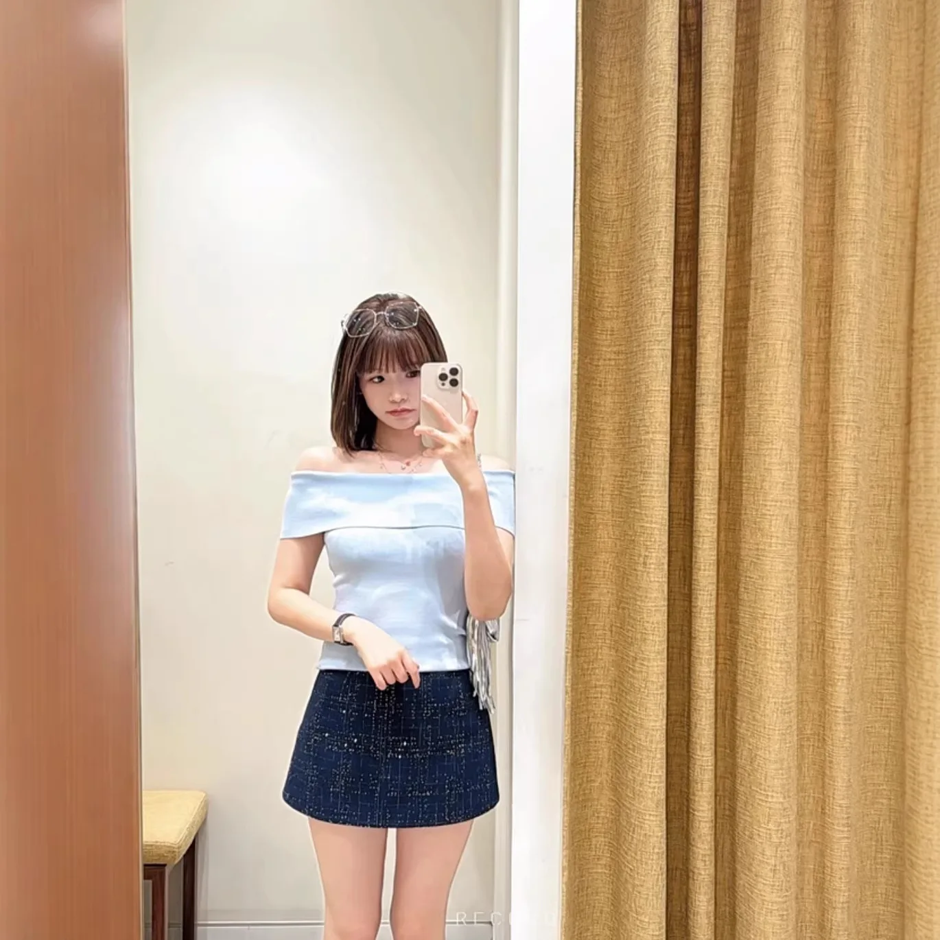 

Early Spring 2026 Women Fashion Slash Neck Off Shoulder T-shirts Slim Fit Elegant Knitted Tops