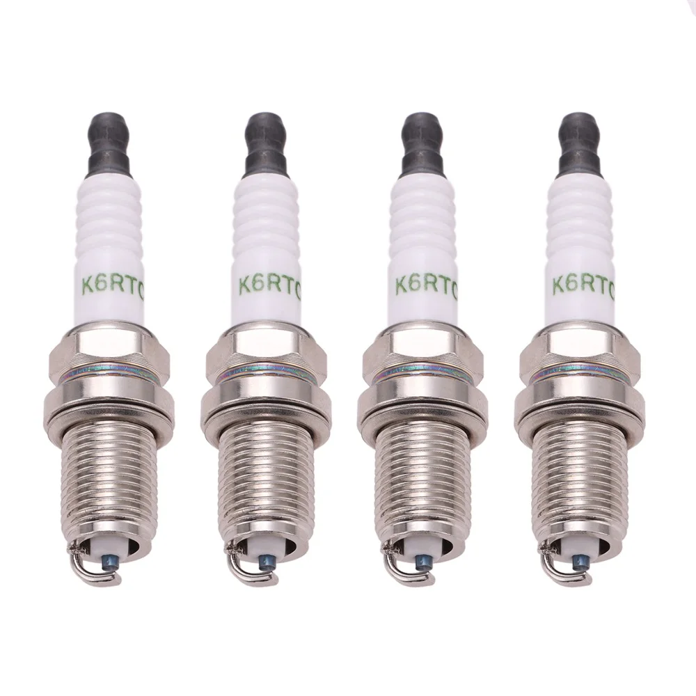 4Pcs 491055S Spark Plug Fit for Champion RC12YC Briggs and Stratton 491055 491055S 692051 792015 491055T 5066 Kohler 25 132 12-S