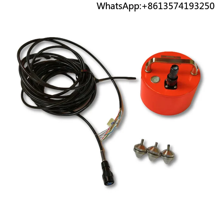 

3C / 3D Geophone 2Hz Metal Land case Low Frequency High Sensitivity Three Component Triaxial Geophone 2 Hz