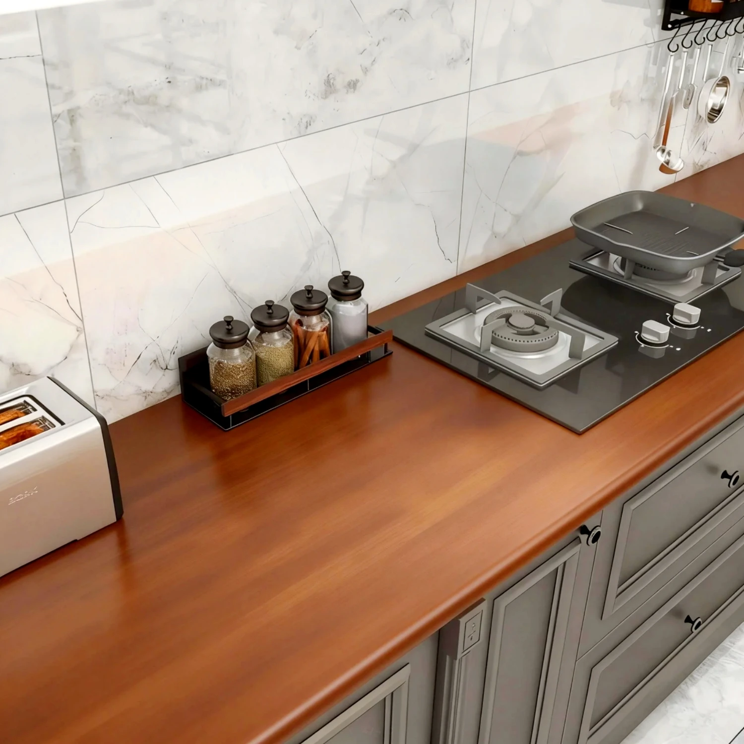Brown Wood Grain Contact Paper - Smart Home Film recension och pris
