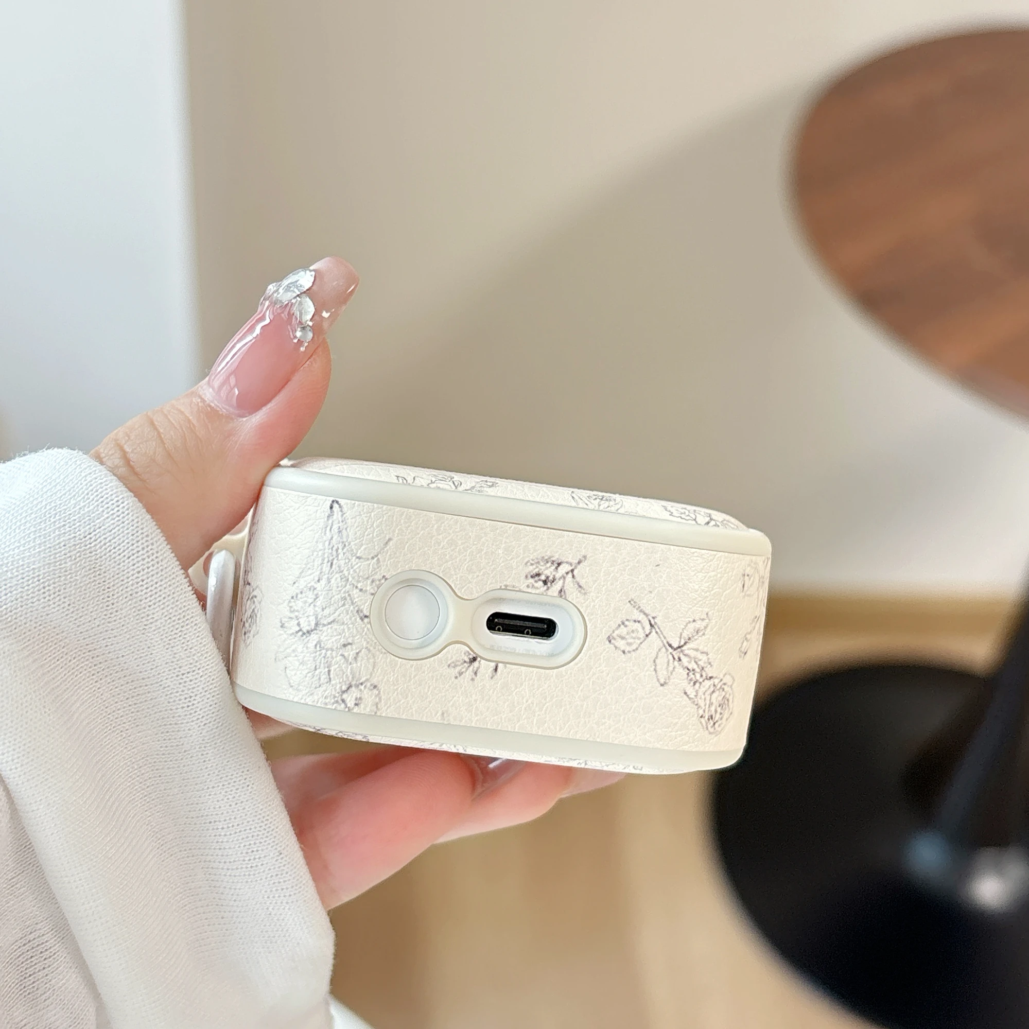 PU-Lederhülle für Samsung Galaxy Buds 3 Pro mit Schlüsselanhänger, Bluetooth-Kopfhörer-Abdeckung, stoßfeste Softshell