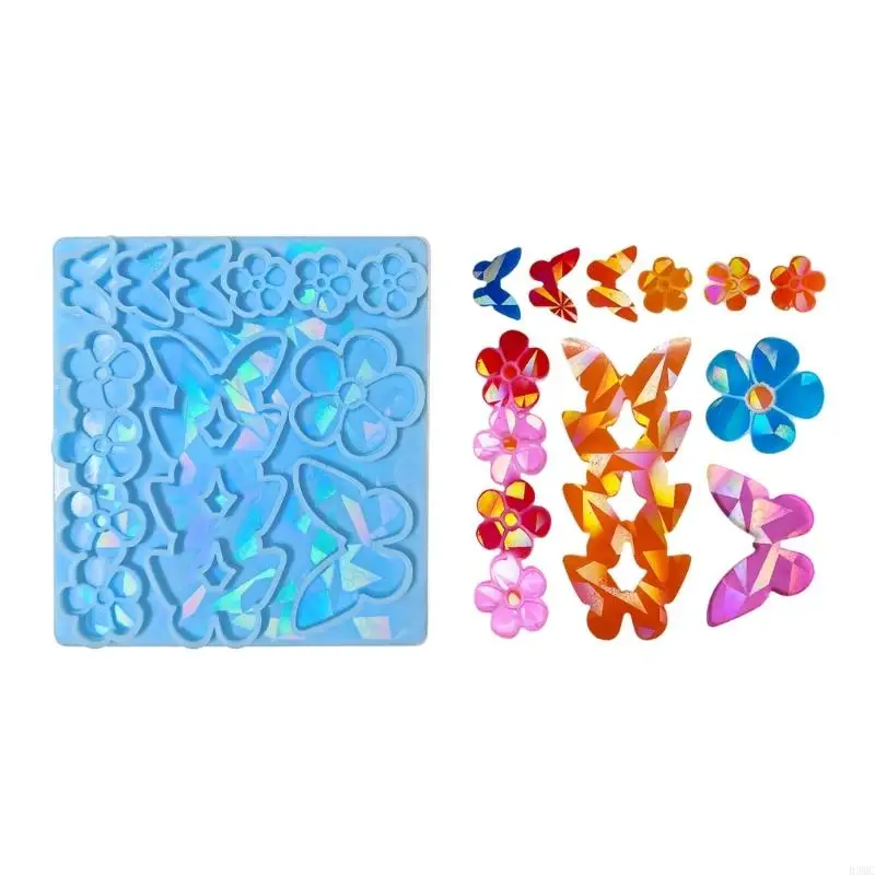 R3MC Hair Clip Silicone Mold Hair Pin Epoxy Resin Mold for Girl Women