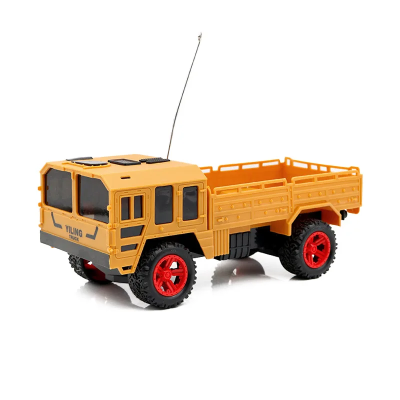 

New 1:24 6ch Rc Drifting Military Truck Toy Boy Engineering Car Plastic Simulation Remote Control Car Model Kids Birthday Gifts