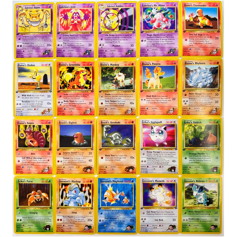 Gym Challenge Toys Hobbies Hobby Collectibles Game Collection Anime Cards