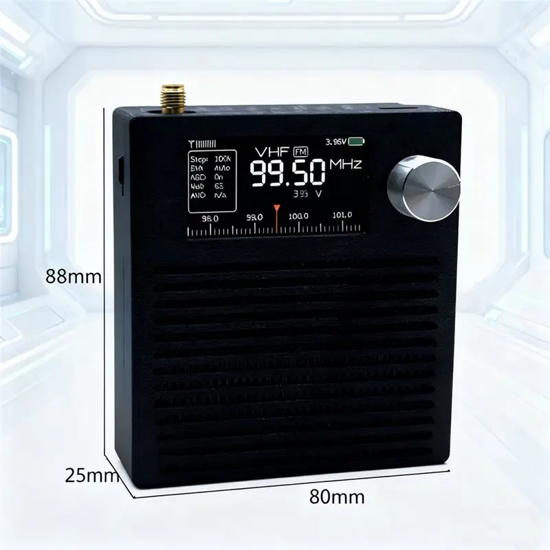 CABE-Hiz& Earphone Amplifier Circuit PLUS Version Of Upgrade ATS MINI SI4732 DSP Radio Reciever Receiver Featuring 3000Mah Batte view 6