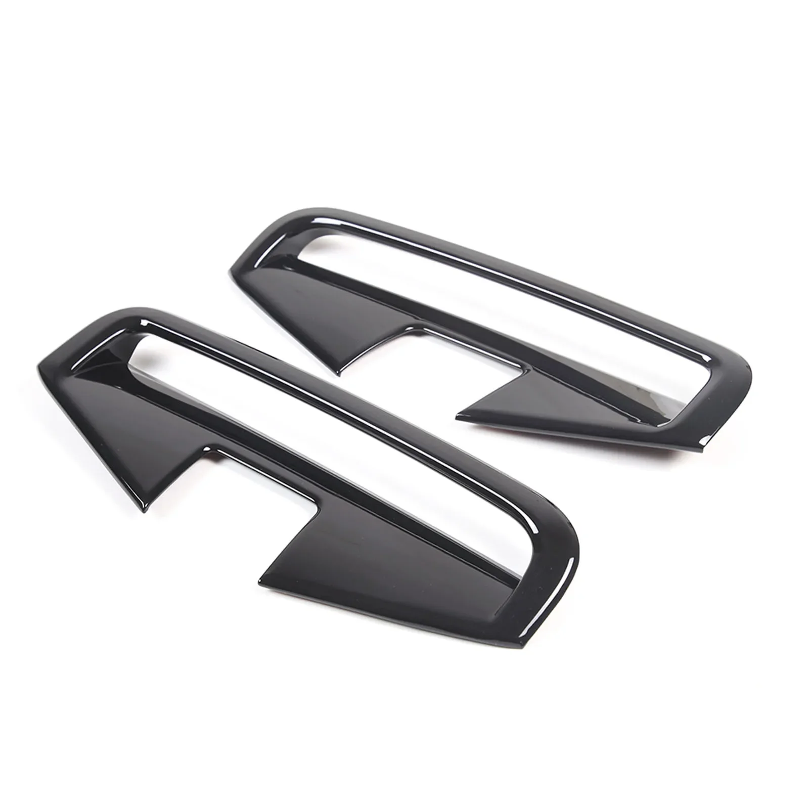 For BMW 4 Series G22 G23 2021-2023 ABS Carbon Fiber/Black ABS Front Fog Light Frame Cover Trim Stickers Car Accessories