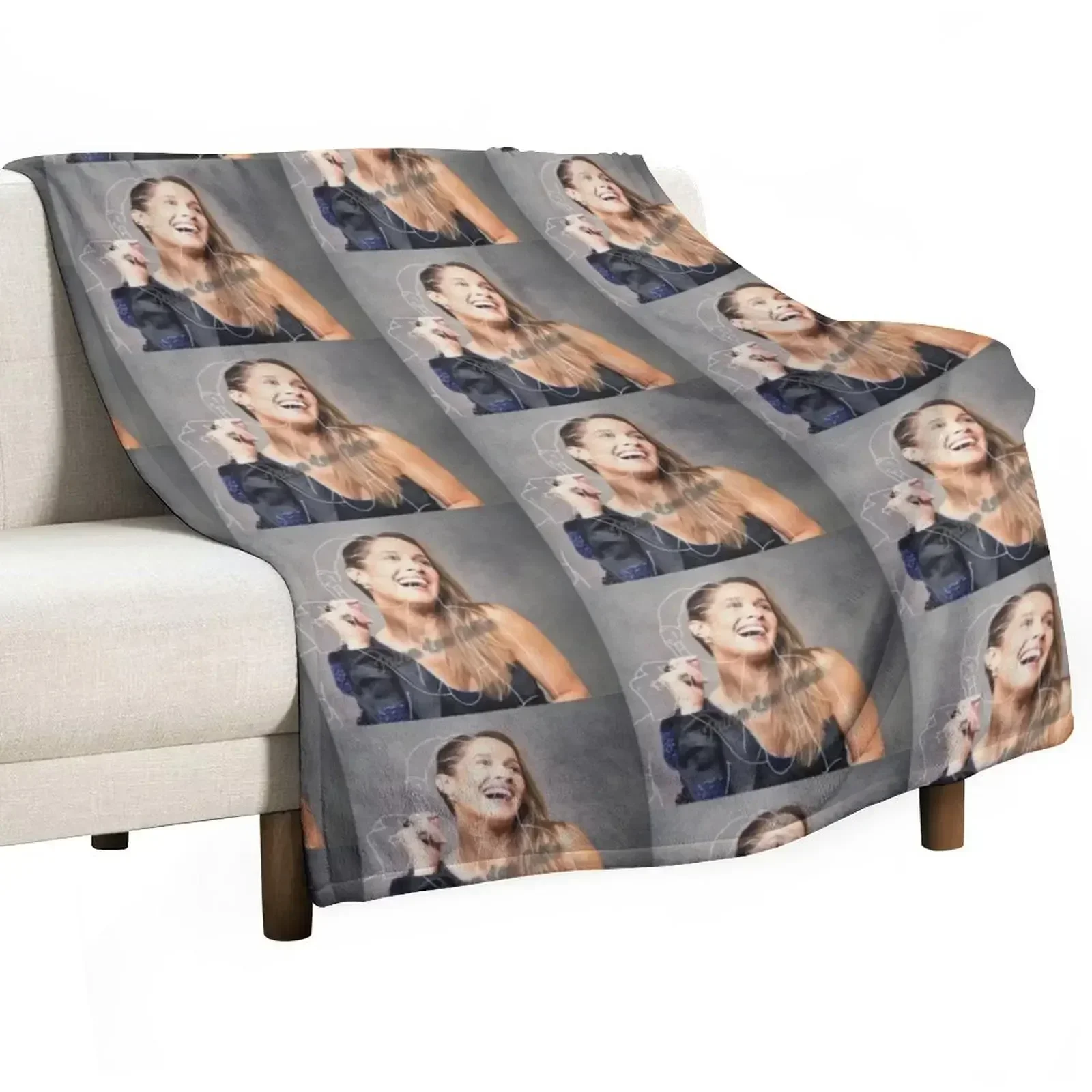 Jaina Lee Ortiz Station 19 Throw Blanket Custom Cute Plaid Blankets