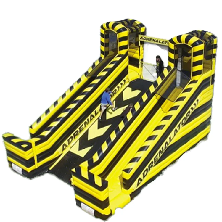 아드레날레이터 익스트림 트레드밀 액션 인플레이터블 스포츠 게임 PVC 모델 슬라이드 놀이 공간용 블로워 액세서리 포함