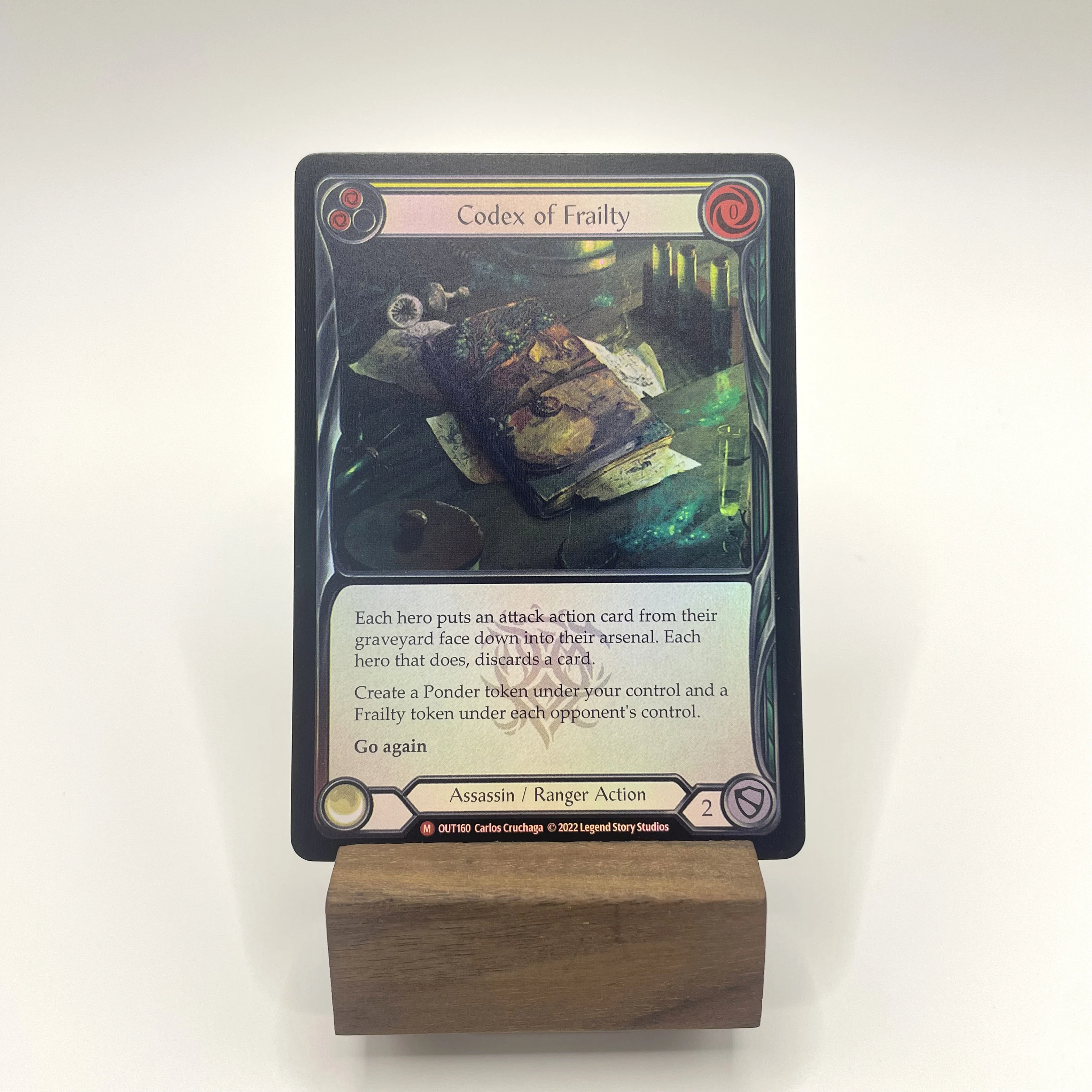 Proxy Cards for Entertainment Games Flesh and Blood Attack Codex