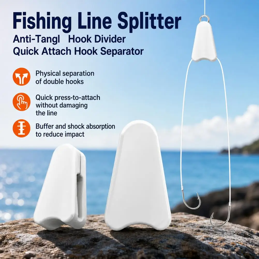 Anti Tangling Fishing Line Separator Quick Release Hook Divider Lightweight Rig Tool Fishing Accessories