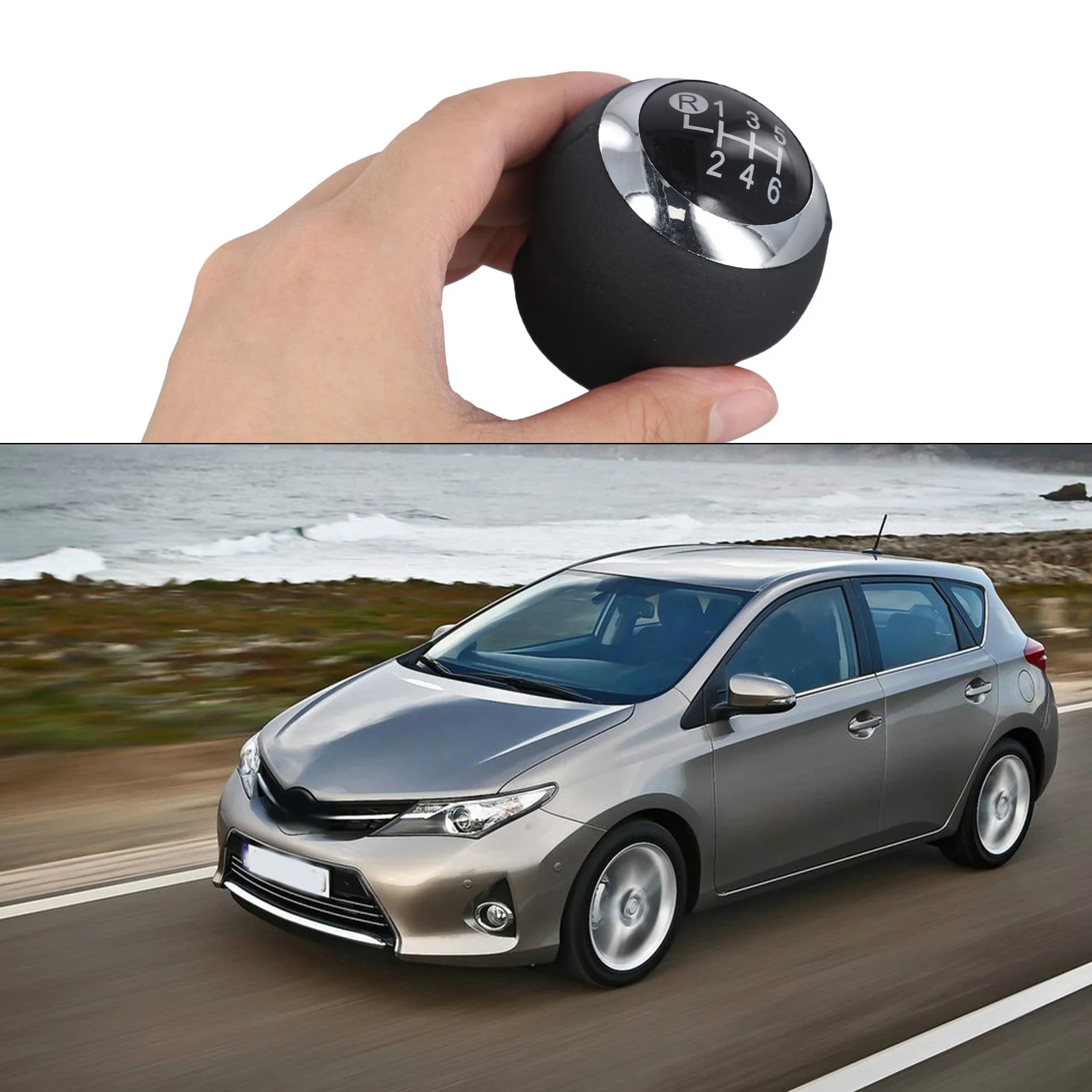 

Автоматическая ручка переключения передач, ручка рычага переключения передач автомобиля, модернизация салона автомобиля, стильный дизайн, простая установка, глянцевая черная отделка