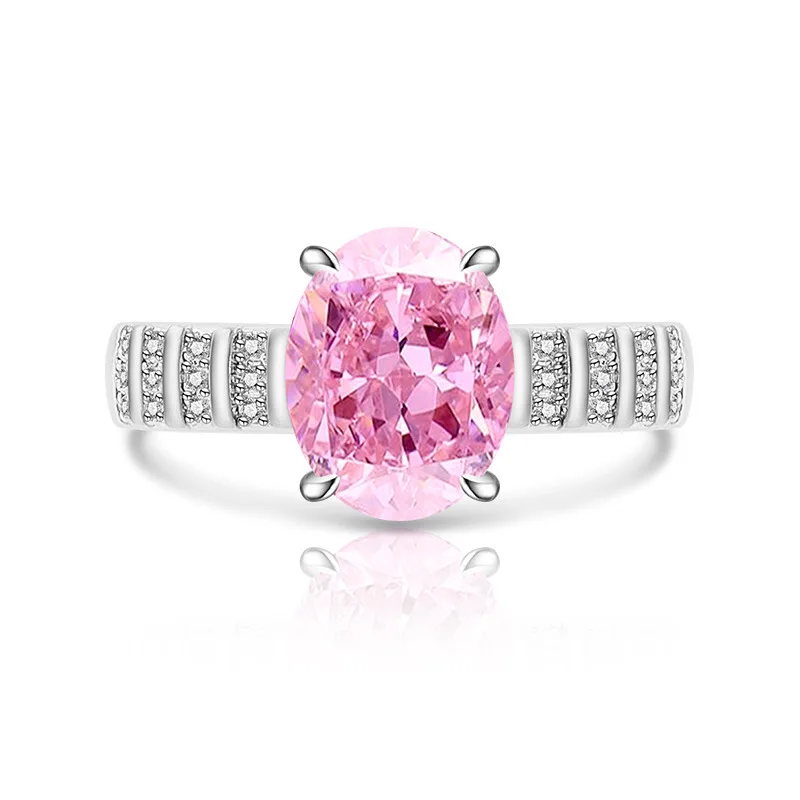 

Кольцо из стерлингового серебра 925 пробы с ледяным цветком, голубиное яйцо, кристалл циркона, подарок на день рождения, годовщину, свадьбу