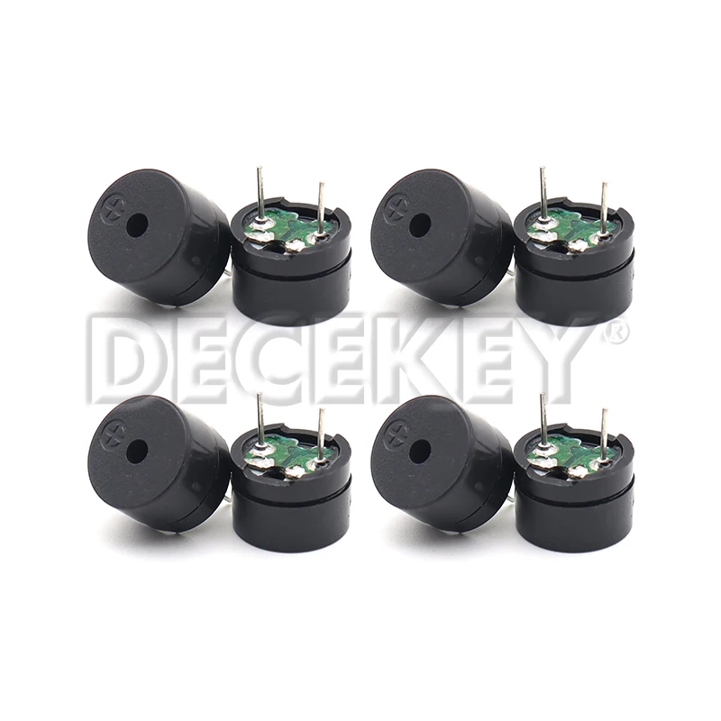 10Pcs 3V 5V 12V Active Buzzer 12095 Piezo Magnetic Long Continous Beep Tone Alarm Ringer 12085 Passive 16R Fit For Computers