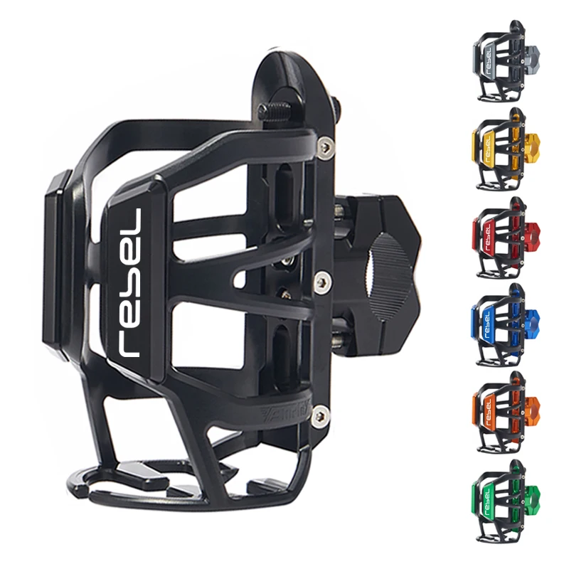 For Honda Rebel 300 Rebel 500 CMX Rebel300 Rebel500 Motorcycle Water Bottle Cage Drink Cup Holder Mount Accessories