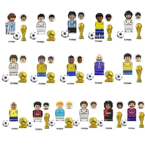 Football Field Stadium Table Games, Figur des World Team Players, Spielsteine mit Ziegeln, Blöcken Spielzeug, Geschenk für Kinder 10 Hauptverkaufsstadion Lego Stadium - №9