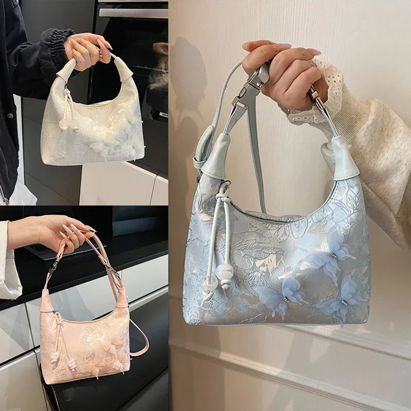 

Fashionable Chinese Embroidery Handbag Brand Versatile Shoulder Bag 2025 New Chinese Style Tote Bag Trend Designer Travel Wallet