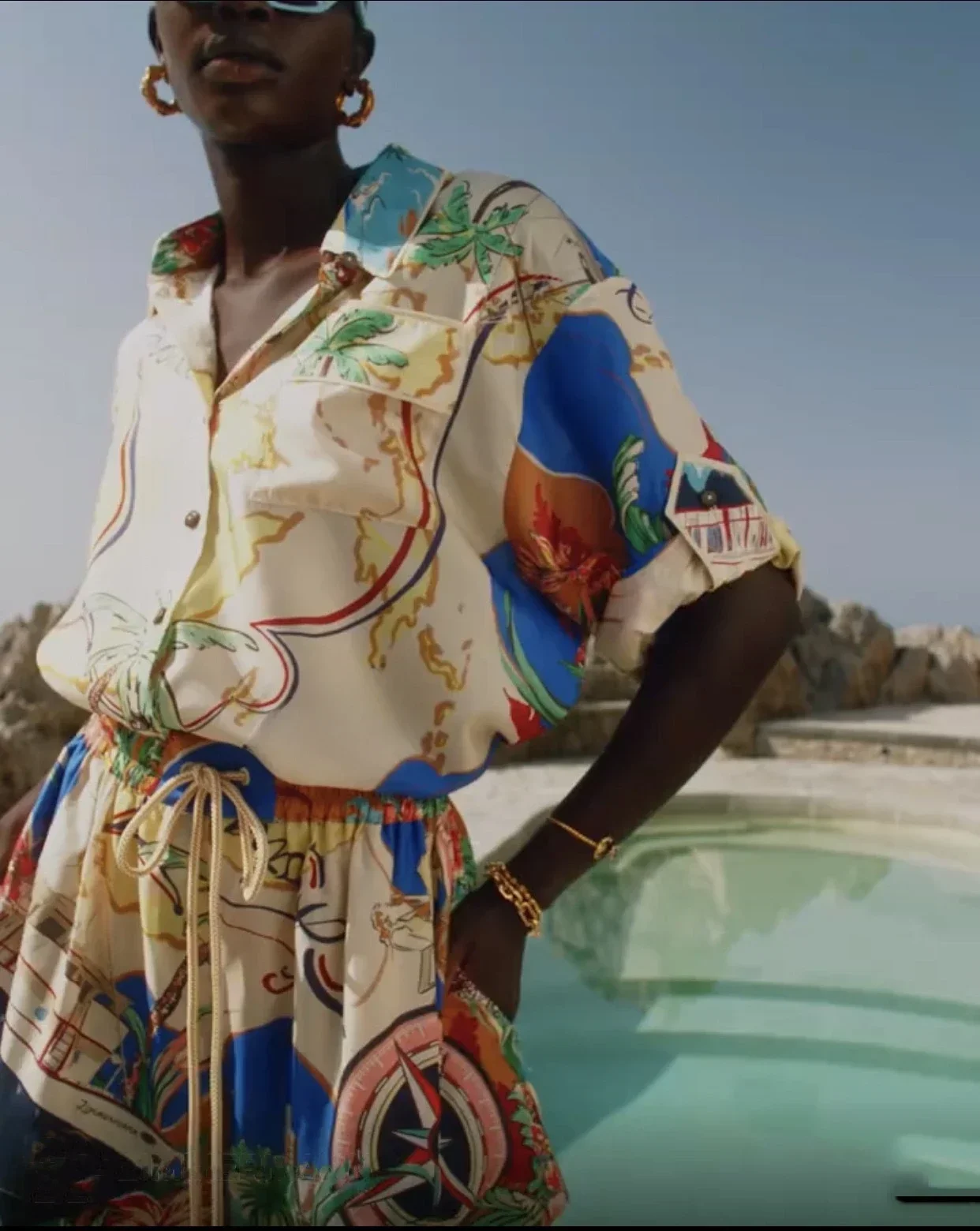 New Trend 2024 Holiday Style Print Casual Women Energetic Long Sleeve Lady Modern Shirts Chic Ladies Slim Elegant Female Shirts