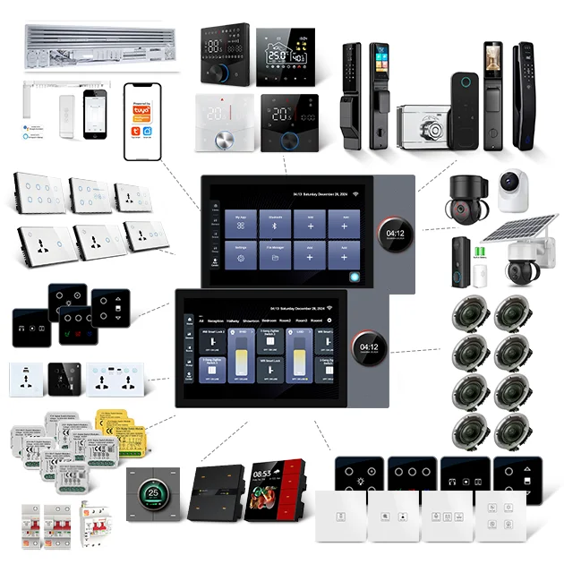 

2025 New Design 10-inch Screen Gateway Smart Home Control System Tuya Smart Home Zigbee Gateway Tuya Smart Control Panel