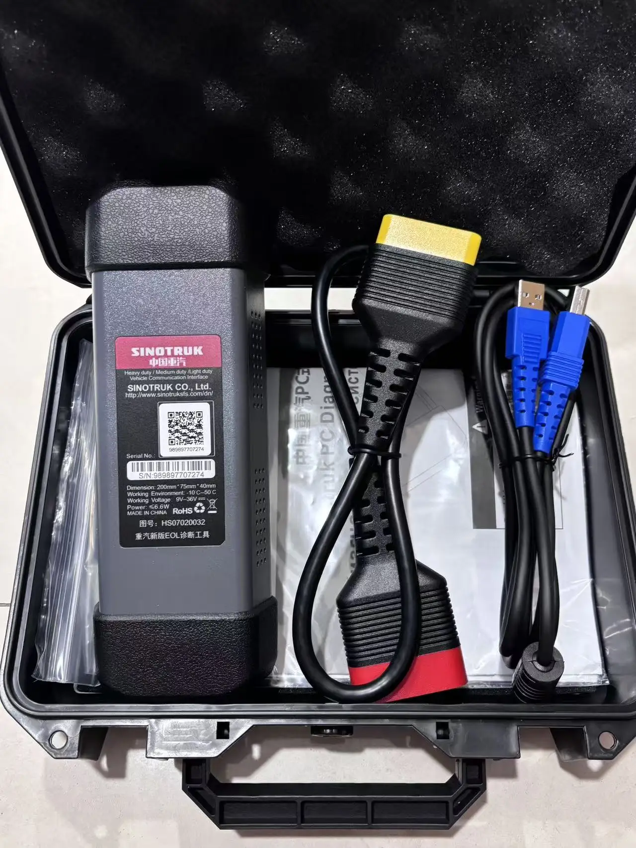 For SHACMAN HOWO A7 Sitrak Diagnostic Tools For Sinotruk EOL OBD Heavy Duty Diagsmart Cnhtc Chinese Engine Truck Scanner