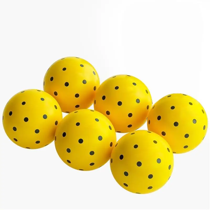 Geräuscharme Schaumstoff-Pickleball-Bälle für den Innenbereich, 74 mm, weiche Schwamm-Trainingsausrüstung – Detail 4