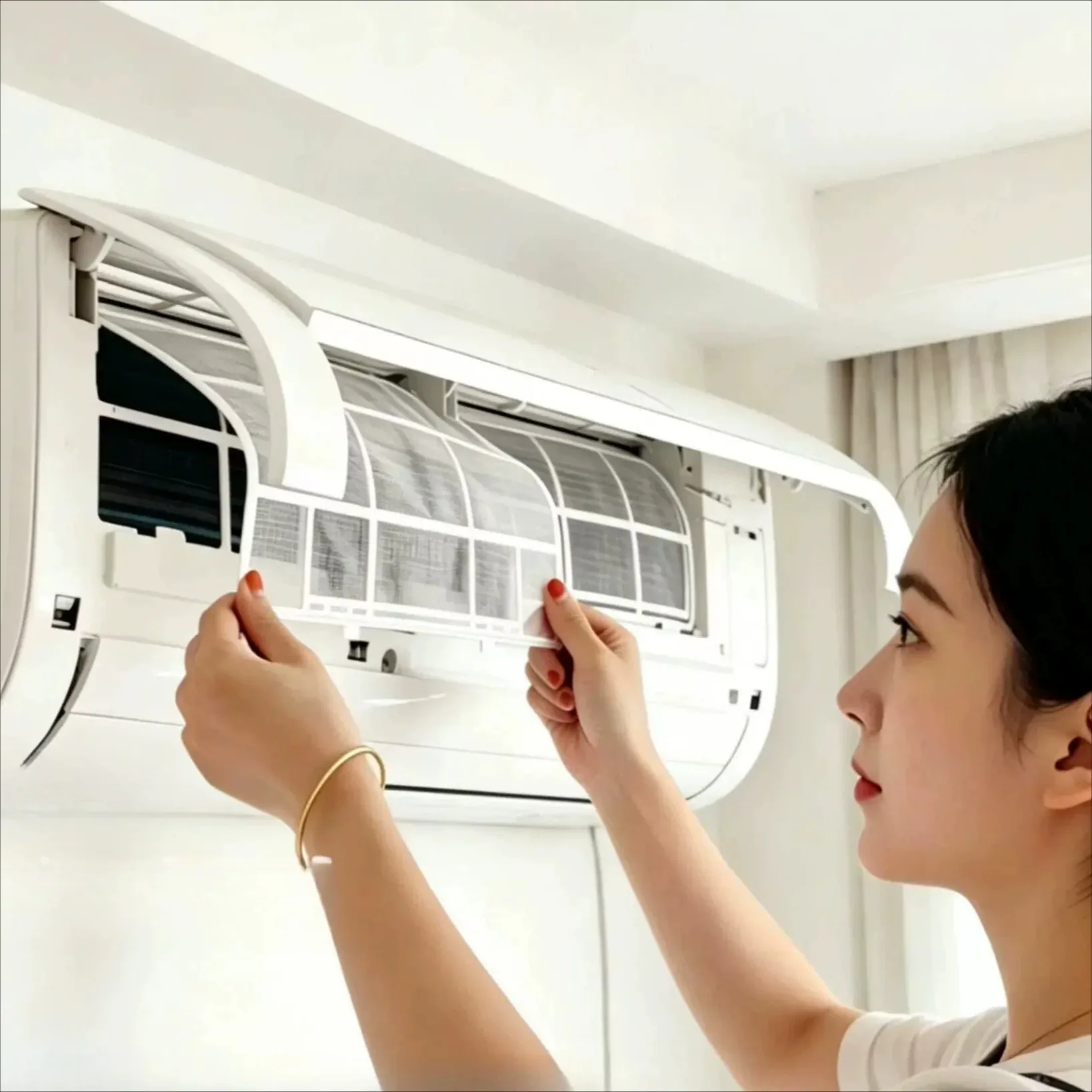 

Universal Air Conditioner Filter Net Wall-Mounted Dustproof Indoor Machine Horsepower 15 Dust Filter Accessories