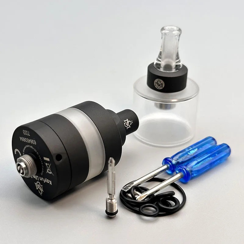 Kayfun lite plus 2021 mtl rta 22 مللي متر/24 مللي متر 316ss خزان رذاذ واحد لفائف تدفق الهواء مدخل خزان vape قابل للتعديل