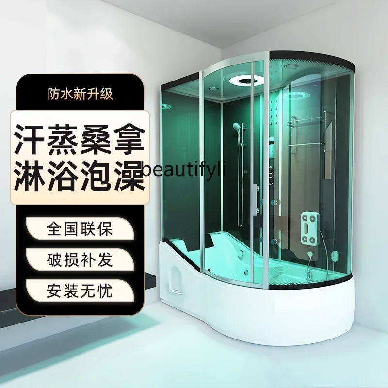 

AY17 Bath shower room Deluxe multi-functional thermal steam sauna Acrylic shower room