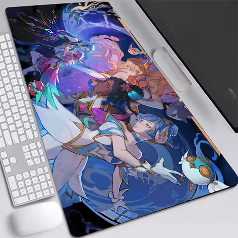 Star Guardian Skin Large Gaming Mouse Pad Computer Mousepad Gamer Mouse Mat Mouse Carpet Keyboard Mat Desk Pad