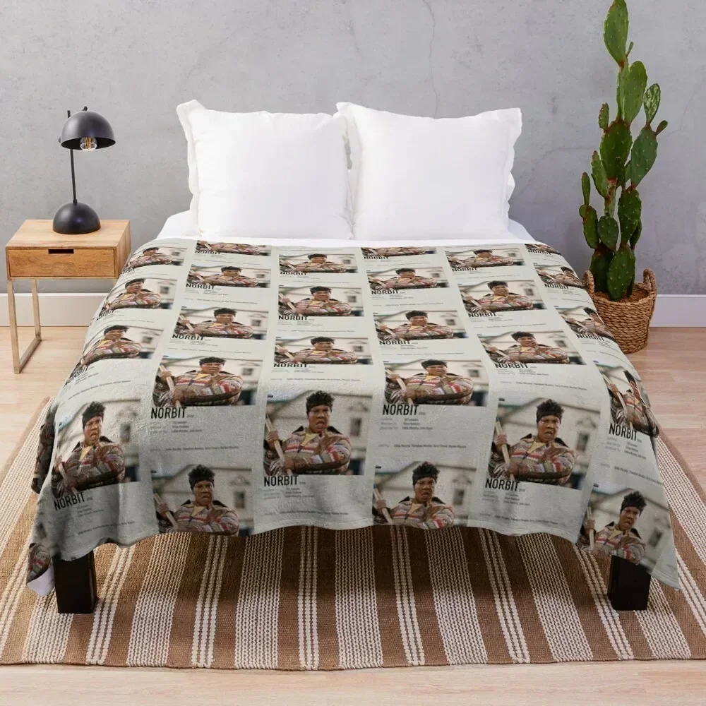 

Norbit Movie Sticker Throw Blanket Bed Soft Beds Blankets