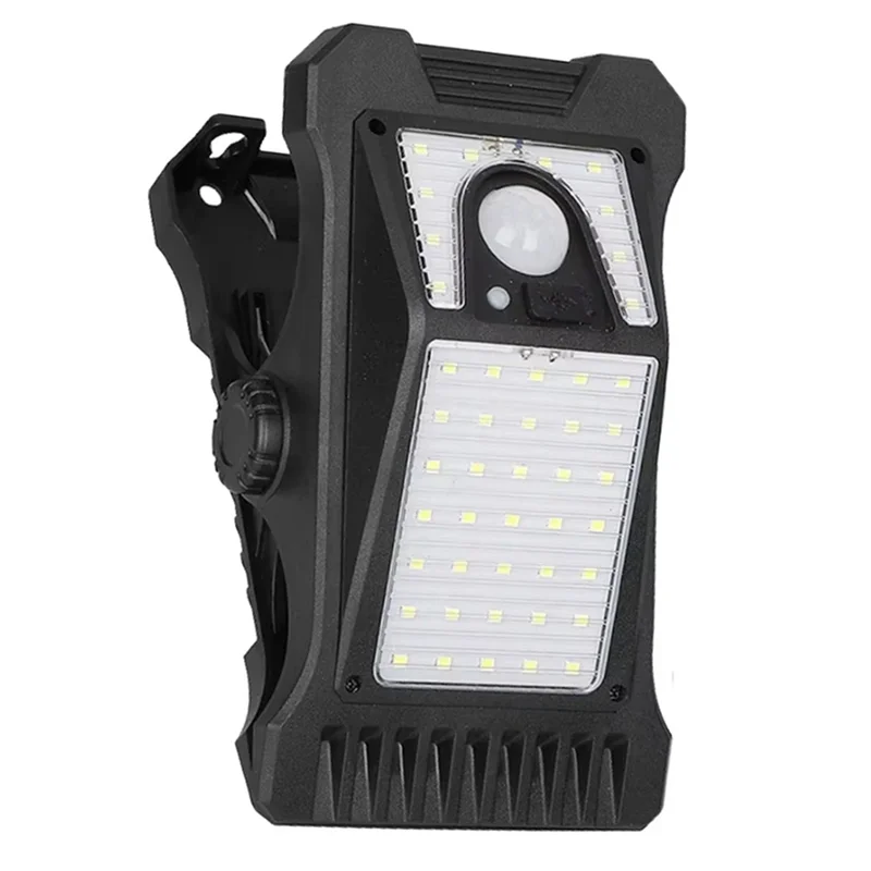 

AB66-Solar Garden Light Outdoor Solar Clip Light Waterproof Camping Light Fence Street Landscape Wall Decoration