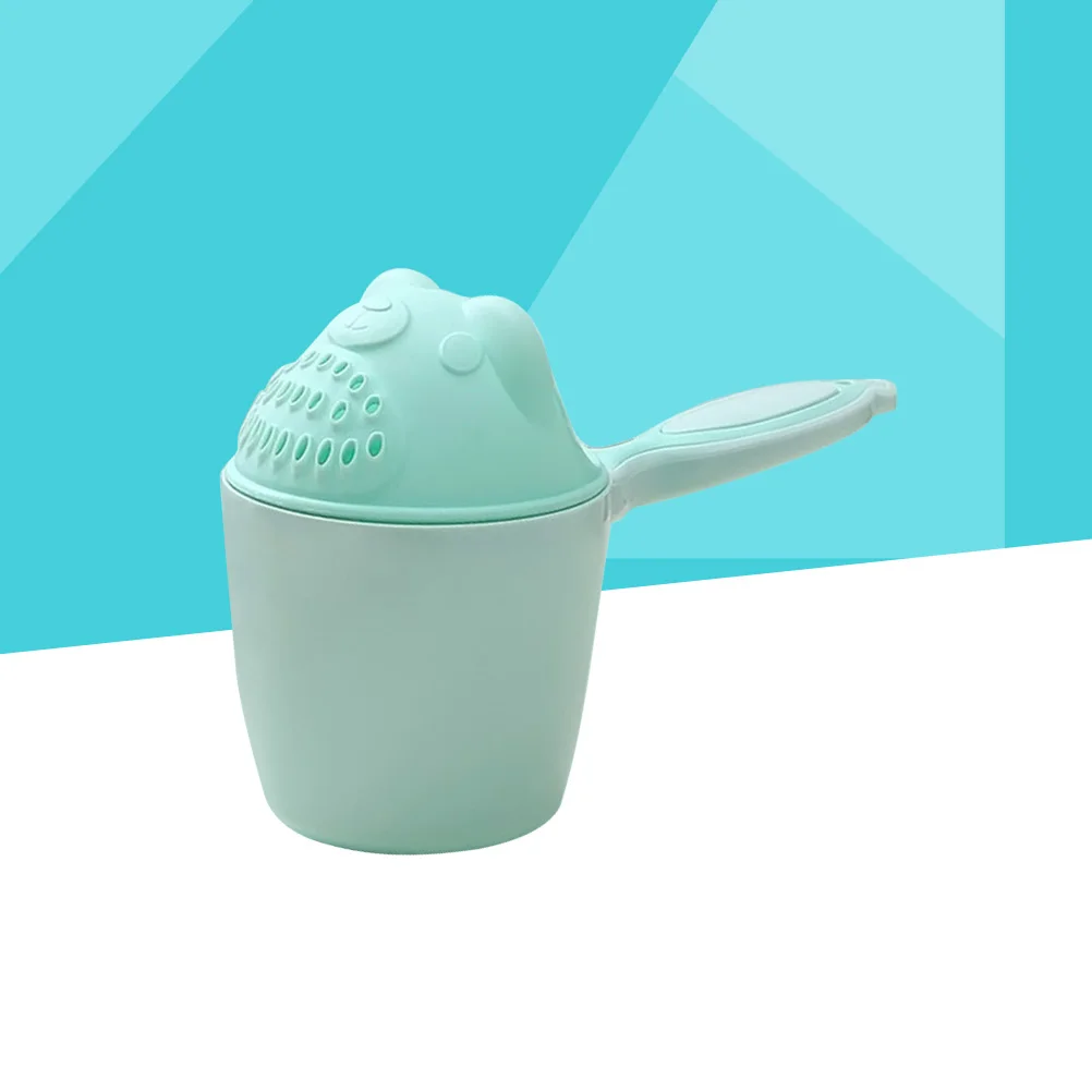 

Shampoo Cup Cartoon Bear Shape Bath Rinse Cup Durable Plastic s Hair Washing Bath Comfortable Handle Easy Pour Face