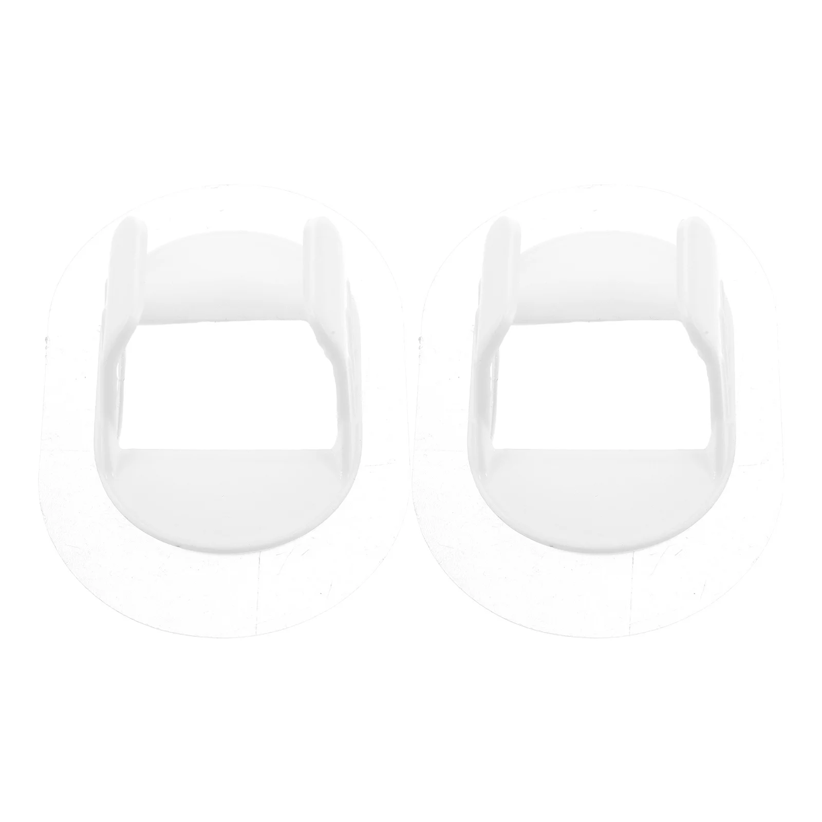 

4Pcs Drain Pipe Clips PVC Supports Washing Machine Hose Holder 10-15Mm Self-Adhesive No Drill Fixing Buckle for Wall Tiles