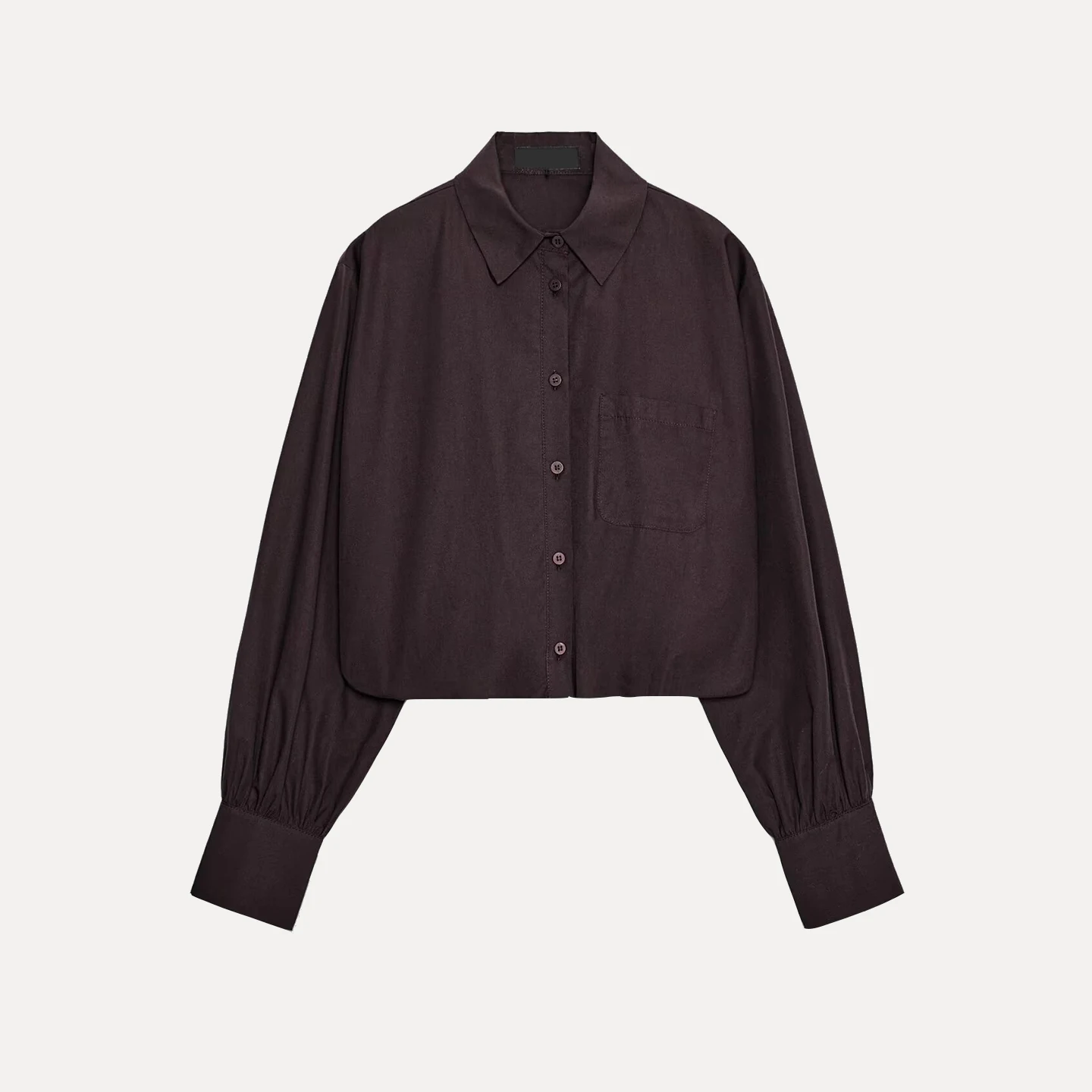 

Faionable Casual Plaid Balloon irt Women's Sle Versatile Autumn 2025 Z ort Sve Long irt for Teen Girls