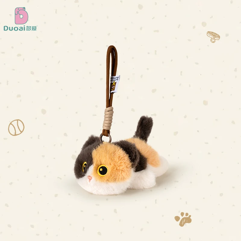 Cute Soft Cat Plush Toy Animals Keychain Cartoon Black Cat Pillow Siamese Kitten Lovely Stuffed Cat Toy Birthyday Girl Boy Gift