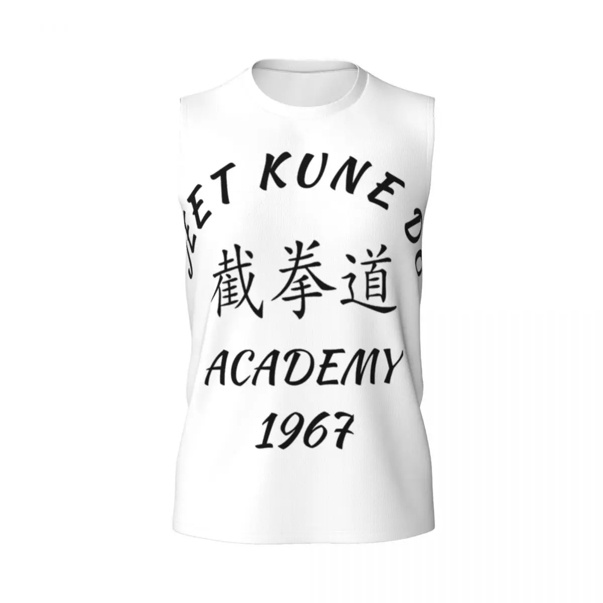 Jeet Kune Do Shirt Martial Arts JKD Academy Men Printed Sleeveless T-shirt Casual Hip Hop Street Style Beach Holiday Tank Tops