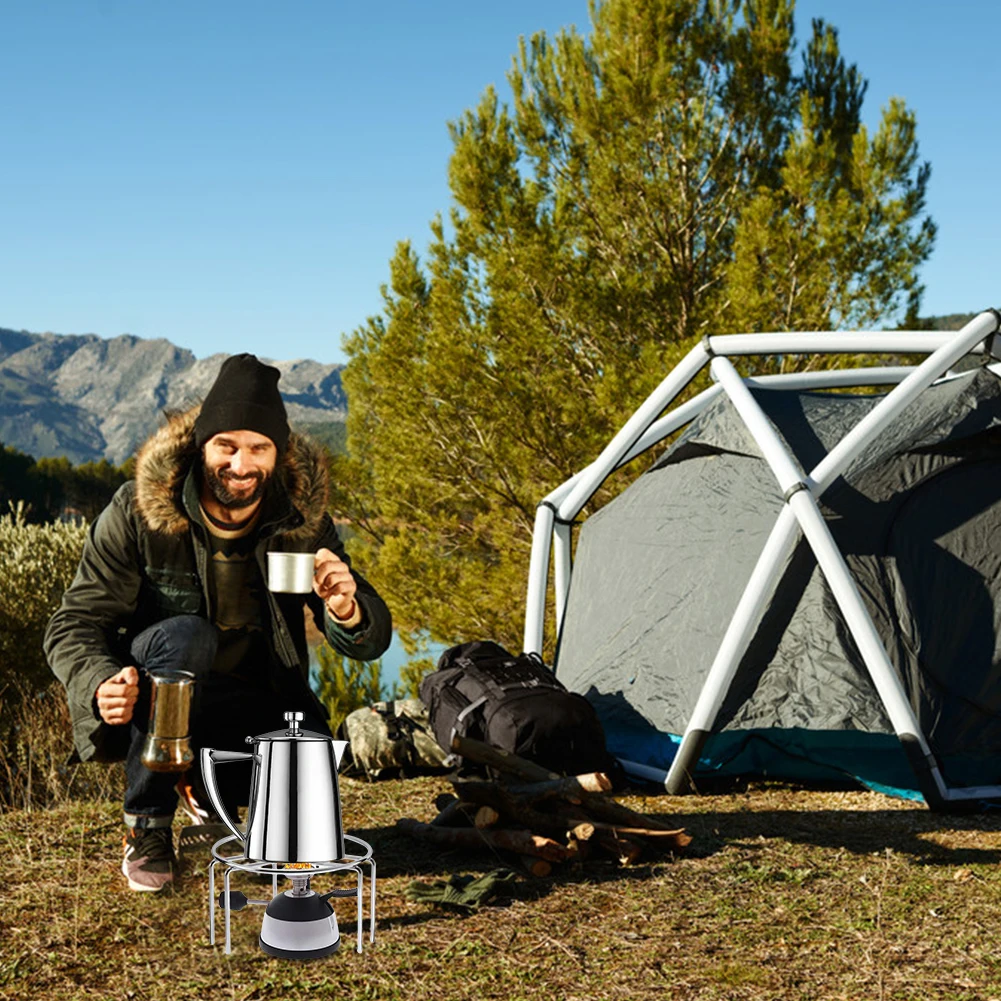 Portable Butane Burner for Tabletop Siphon Syphon Adjustable Flame Butane Gas Burner Gas Stove for Picnic Camping Travel