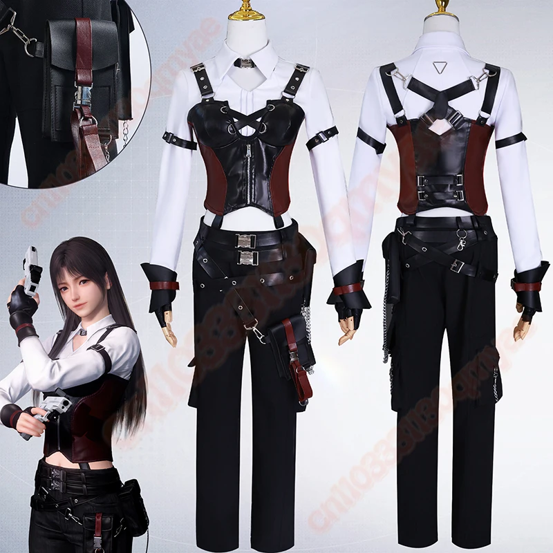 Game Love And Deepspace Miss Hunter Cosplay Costume Anime Hunter Heroine Female Wig Uniform Xavier Zayne Rafayel Party Girl Suit