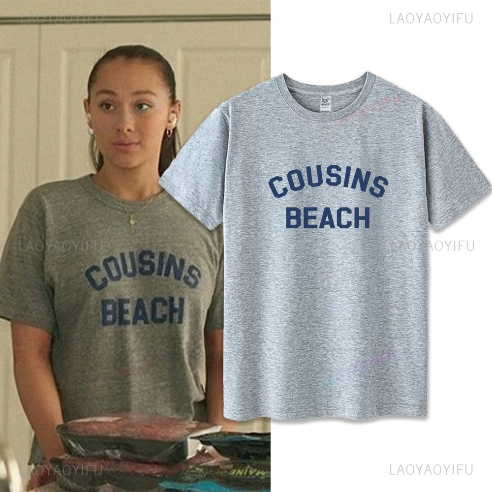 

Cousins Beach The Summer I Turned Pretty Graphic T Shirts Women Girl O-neck Summer Shirt Gift for Fans Cotton Casual Streetwear