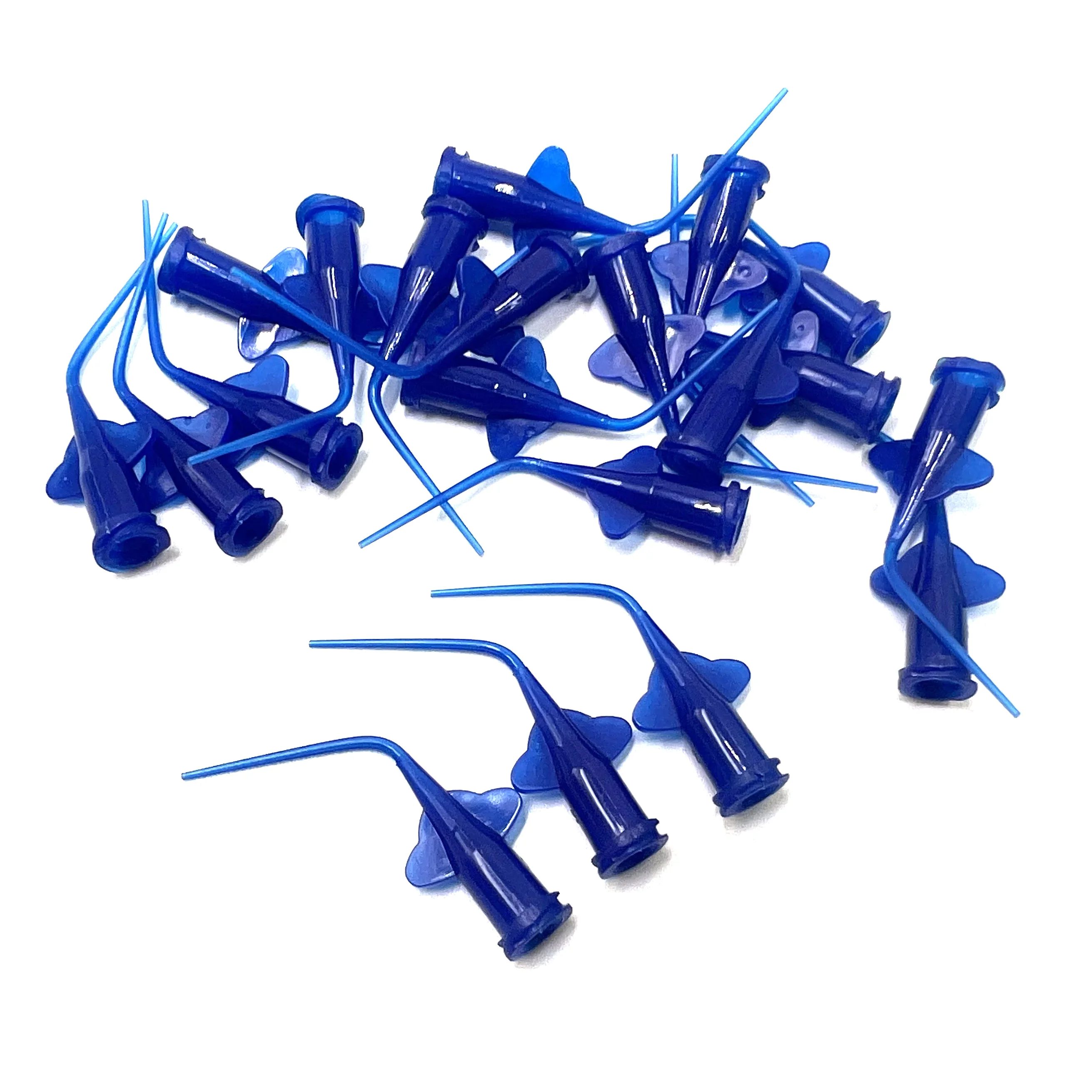 

20pcs Dental Stomatology Oral Cavity Root Canal Irrigation Butterfly Needle Flushing Elbow Disposable Conveying Head Tools