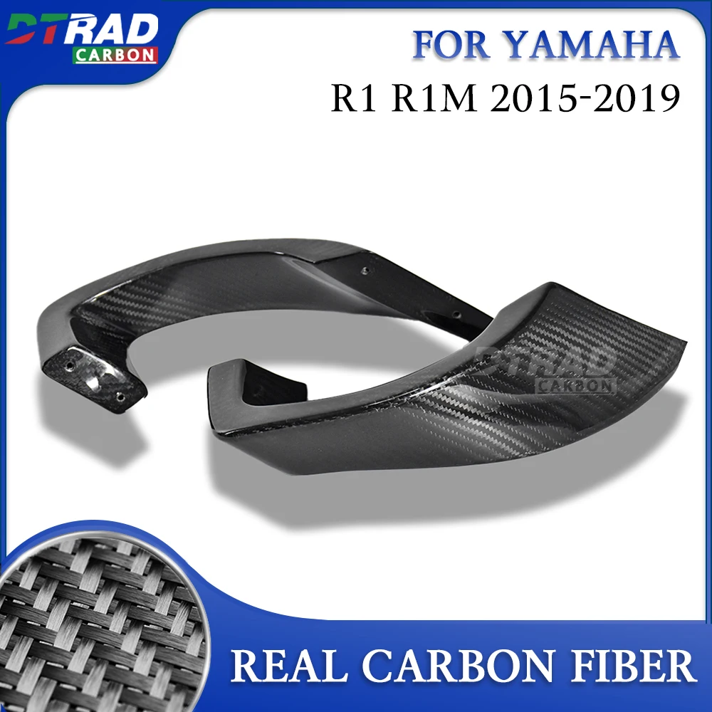 

For Yamaha YZF-R6 R1 R1M 2015-2024 2021 2022 2023 3k Dry Carbon Fibre Fixed Wing Fairing Kit Motorcycle Modification Accessories